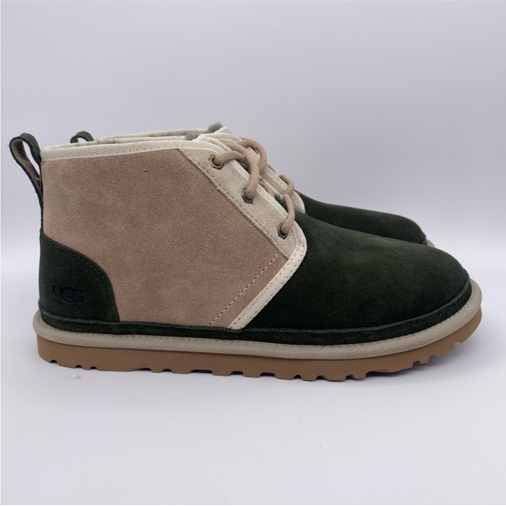 NEW Original UGG Neumel Suede Ankle Boot Size 10 Sheepskin Mashup Chukka